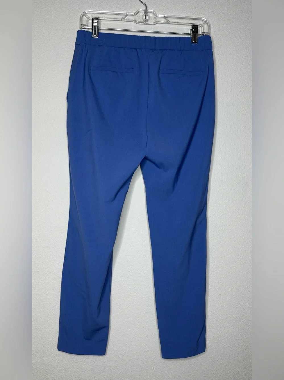 Theory Blue Stretch Virgin Wool Suit Jacket 6 Pants 4 Career Office Matching Set